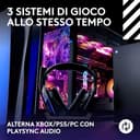 Logitech G Astro A50, cuffia con microfono gaming wireless LIGHTSPEED + base (Gen 5), PRO-G GRAPHENE, passaggio fra 3 sistemi, USB-C per Xbox, PS5, PC/Mac, Nintendo Switch, Switch 2, Bluetooth - Nero - 2