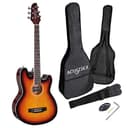 ACUSTIKA F330 Chitarra Acustica - Chitarra Acustica misura 39” ( 97x36x9,5 ) cm in Legno - 6 Corde in Acciaio - 1