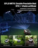 Segway Navimow i205 AWD Robot Cortacésped sin Cable Perimetral, Tracción Integral para Pendientes del 45%, EFLS NRTK + Vision, Mapeo Automático, Rec. 500 m², no se Requiere Antena RTK - 6