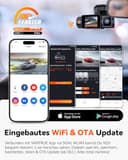 VANTRUE N2X 2.7K+1080P Dashcam Auto Vorne Innen, STARVIS 2 Dual HDR Nachtsicht Dash Cam, 2.5K/60FPS Front, GPS, 5GHz WiFi, App & Sprachsteuerung, DSGVO konform, 24/7 Parkmodus, G Sensor, max. 1TB - 6