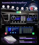 URVOLAX DAB+ Autoradio mit Bildschirm für VW Skoda Seat: 9 Zoll Doppel DIN Radio mit Wireless Apple CarPlay Android Auto - Linux Auto Radio für Golf 5 6 T5 Polo 6r Caddy Touran Passat Tiguan Fabia - 6