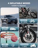 SERVOMASTER Compressore Aria Portatile, Gonfiatore Elettrico Portatile 150PSI, Compressore Auto con Funzione di Arresto Automatico, Display Digitale e Luce LED, per Auto, Moto, Biciclette, Palloni - 5