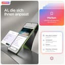 Motorola Edge 70 Smartphone (Robustes 6,67"-Super-HD+-Display Dank Corning Gorilla Glass 7i, 50-MP-Kamera, 12/512 GB, 4800 mAh, 68W-TurboPower-Aufladen) Pantone Bronze Green, inkl. Schutzcover - 6