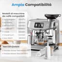 Mutital 6x Filtro de agua Sage, repuesto para cafetera automática Sage, compatible con Sage Barista Express Pro, filtro de agua para SES810/SES880/SES920/SES980/SES990/SES875/SES008/BES008 - 4