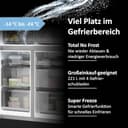 Haier Multi Door Kühl-Gefrierkombination 646L I CUBE 90 SERIE 7 HCR79F19ENMM I 4-türiger Kühlschrank mit Gefrierfach, XXL-Fassungsvermögen & 90,8cm Breite I Eiswürfelbereiter & No Frost - 4