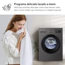 LG F4A1009NDK - Lavadora, 9 kg, 1400 rpm, Carga Frontal, 8 Programas, Programa Rápido y Programa Lavado a Mano, Fondo Especial Reducido, Display LED, Serie 100, Color Grafito - 4