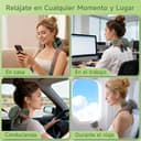 Masajeador Cervical y Espalda 4D a Mano Biónica, Masajeador Cuello Eléctrico con 3 Niveles de Intensidad y 2 Niveles de Calor, Masaje Profundo para Relajar Músculos, Alivia Dolores y Fatiga (Verde) - 7