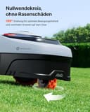 Navimow i205 AWD Mähroboter ohne Begrenzungskabel, Allradantrieb für Steigungen bis zu 45%, EFLS NRTK + Vision, Automatisches Kartieren, inkl. 2,55 Ah Akku, Empf. 500 m², Keine RTK-Antenne - 3