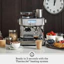 Sage - The Barista Pro, Bean to Cup Coffee Machine with Grinder and Milk Frother, Brushed Stainless Steel - 2
