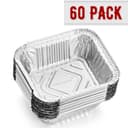 TYH Supplies Confezione da 60 padelle in alluminio da 15,5 x 10,5 cm, compatibili con griglie Napoleon Prestige I, Prestige II, Prestige V, PRO, Mirage, Ultra Chef - 2