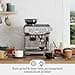 Sage - The Barista Express - Bean to Cup Coffee Machine with Grinder and Manual Milk Frother - 16 Grind Settings, 15 Bar Pump, PID Temp Control, Black Sesame - 2