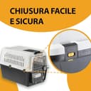 Ferplast Trasportino per Cani di Taglia Media Atlas 60, Box per Trasporto Cani, Porta in Acciaio plasticato, Sistema di Chiusura di Sicurezza, Griglie per l'aerazione, 61 x 91 x h 68 cm. - 3