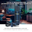 Marantz Professional MPM1000U Microfono a Condensatore USB per Gaming, Streaming e Podcasting -Interfaccia Audio Integrata, Supporto da Scrivania, Plug-e-Play, Nero - 5
