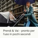 Bugaboo Organizer Multitasche Passeggino, Compatto e con Tasche Facili da Raggiungere, Accessorio Indispensabile per gli Oggetti Essenziali del Tuo Bambino, in Midnight Black - 6