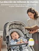 Robofun Baby Rocker, Mecedora automática para Cochecito - portátil, Mecedora suave, temporizador de 30/60/90 minutos, carga USB-C, 3 ajustes de intensidad - Apta para todos los cochecitos - 8