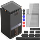 GAMSURFING Staubfilter für Xbox Serie X Konsole- 8 Silikon Staubstopfen und 4 PVC Meshs Set, Anti-Dust Vent Cover Staubdichtes Case X-Series X Zubehör - 1