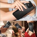 HARUINO für Asus ROG Phone 8 Pro Hülle, ROG Phone 8 Handyhülle Case mit Non-Slip Texture, Transparente PC Harte Zurück und TPU Weiche Silikon Schwarze Einfassung Cover Schutzhülle Handytasch - 6