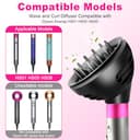 Difusor De Cabezales Para Dyson Airwrap HS05 HS01 HS08, Accesorios Para Dyson Airwrap, Difusor Pelo Rizado, Convertible Para Dyson Airwrap Styler En Secador De Pelo, Difusor Dyson Airwrap - 4