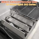 7636 Edelstahl Flavorizer Bars für Weber Spirit 300 Grill, 38,8CM Aromaschienen für Weber Spirit E310 E320 E330,Edelstahl Hitzeschild für Weber Spirit II 310 Series, Brennerabdeckungen Ersatz - 7