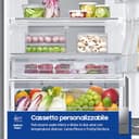 Samsung Frigorifero Combinato F1rst 75 AI RB53DG706BS9/EF, Wifi, Largo 75cm, Twin Cooling Plus, Metal Back, Total No Frost, 538 L, LxAxP: 75,6 x 203 x 71,1 cm, Metal Inox - 5