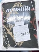 ACUSHLA Coperta in Lana Merino - Coperta Spessa Grande e Calda, Lavabile, per Soggiorno, Letto, Divano, Esterno, Picnic, Viaggio, Campeggio, per Tutte le Stagioni - (160 x 200 cm | Stile Navajo Verde) - 2