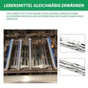 WELL GRILL 62752 49,5 cm Grillbrenner para Weber Genesis 300, tubos de quemador de acero inoxidable sustituye a Weber Genesis E330 E320 E310 S310 S320 S330 Barbacoa de gas con botones frontales - 5