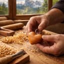 Rienco | Portachiavi Donna Cuore Legno, Unica, Non Personalizzato, Levigato | Forma a cuore, doppio anello, facile da incidere | Portachiavi, accessorio donna - 7