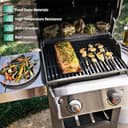 Spirit 200 Gusseisen Grillrost für Weber Spirit 200 Serie, Spirit E-210, E-220, S-210, S-220 Gasgrills (mit vorderen Bedienknöpfen), 44,5CM 7637 Rost für Weber Spirit I & II E210 Ersatzteile Zubehör - 6