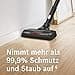 Bosch Unlimited Gen2 Series 8 BSS825CARP Cordless Vacuum Cleaner, Bagless, up to 45 Minutes Running Time, Replaceable Battery, Quick Charger, Flexible Extension Hose, XXL Upholstery Nozzle, Crevice - 3