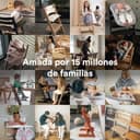 Trona Tripp Trapp de Stokke, Natural (Incluye Silla + Baby Set 2) con Newborn Set (Grey) - Diseño Seguro, Ajustable y Ergonómico - 5