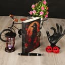 ANANYOM Handmade Leather Journal, Arciero Storica vintage Leather Journal (Multi colour) Notebook With 200 Blank White Paper, Unruled, Brass Clasp Lock journal for Men & Women, Multi Colour - 3