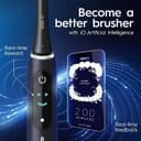 Oral-B iO Series 8 Electric Toothbrush With 3 Brush Heads, Black Onyx - 7