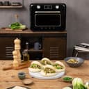 SMEG COF01 Forno combinato da banco - Griglia, Frittura ad aria, Vapore, Cuocere, Convezione, Sbrinamento e Caldo, 10 Funzioni di Cottura - Made In Italy (nero) - 6