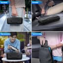 FYOUNG Tasche Zubehör für PlayStation Portal, Full Protection Bundle mit Schutz Glas Bildschirmschutz, klare Hülle, Hartschale Portable Reisetasche für PS5 Portal Remote Player - 7