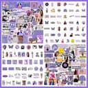 100 Stück Olivia Rodrigo Aufkleber Olivia Cartoon Graffiti Graffiti Style Decals Wasserdicht Aufkleber für Laptops, Computer, Fahrräder, Skateboards, Snowboards und Gepäck - 3