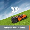 WORX Robot cortacésped Landroid L1000 20V Máx. | para Superficies de hasta 1000m2 | WR147E.1 | Navegación Inteligente | Cut to Edge 2,6 cm del Brode | Pendientes de hasta el 35% - 7