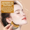 Funalix Cepillo Facial de Cepillado en Seco, Cepillo Facial de Contorno Linfático, Lymphatic Contour Face Brush, Diseño Ergonómico que se Adapta a la Piel para Rostro, Mentón y Mandíbula - 4