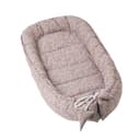 molis&co - Babynest - 100% Baumwolle (Oeko-TEX) - Babynestchen Neugeborene - Ideal als Reisebett, Kuschelnest Geeignet & Cradle Reducer - 90 x 50 cm - Peony - 1