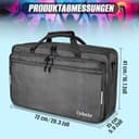SUNDOY DJ Controller Tasche, kompatibel mit DDJ-FLX10, DDJ-GRV6, DDJ-REV5, DDJ-REV7, DDJ-FLX6-GT, DDJ-800, DDJ-1000SRT, XDJ-RR, – Leichte Tragetasche für Reisen & Gigs, 72x41x15-CM - 2