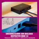 WiZ HDMI Sync Box con retroilluminazione TV, sincronizza la luce con film, giochi e musica, HDMI 2.0, Striscia LED RGBIC per TV da 75-85 pollici, controllo con App, compatibile con Google e Alexa - 5