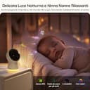 Boifun Baby Monitor con Telecamera 5.5” 4MP Visione Notturna HD, App 2.4G/5G & Monitor Senza WiFi, AI Sicurezza (Viso Coperto e Pancia in Giù), Rilevamento Pianto, Audio Bidirezionale,Batteria 4000mAh - 5