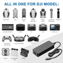 KFD PD 140 W USB C GaN Alimentatore per MacBook Air 13" 15" M3 2024 2025, Surface Book 3, ASUS ROG, HP OMEN Transcend 14 Spectre x360 16" Msi Prestige 14 16 AI Studio Summit E16 AI Studio eero PoE - 5