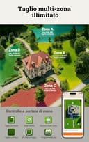 Worx Landroid Vision Cloud WR303E Robot rasaerba, senza filo perimetrale, per 300 m² (evitamento ostacoli AI, navigazione cloud VSLAM + RTK, mappatura automatica, controllo tramite App) - 9