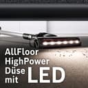 Bosch Akku-Staubsauger Unlimited Gen2 Serie 8 BSS82SIL1, beutellos, bis 45 Min Laufzeit, austauschbarer Akku, Schnellladegerät, LED-Beleuchtung, XXL-Polsterdüse, Fugendüse, alle Bodenarten, Silber - 7