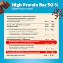Premier Protein - High Protein Bar 50%+Crispy - Cookie - 16x40g - Low Sugar - Low Carb - palmölfrei - 7