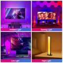 HOTUT Smart LED Light Bars,2 Packs TV Backlight Gaming Lights,Entertainment Lighting,RGB Flow Light Bars,Remote Control and App Control,Music Sync for PC,Ambient Lighting - 7