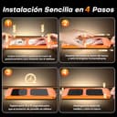 TOCOL Protector Pantalla para iPhone 17 Pro, Alineación Automática para Una Instalación Rápida, Cristal Templado de Dureza 9H Inastillable, HD Transparente, 2 Piezas - 6