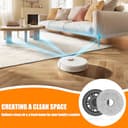 4 Wischtücher mit 2 Ersatzhalterung Zubehör für Dreame L20 Ultra/L10s Ultra Gen2/L10s Pro Ultra Heat/X30 Ultra/X40 Ultra/X40 Master/L40 Ultra – Mopptücher & Halter, Roboter Staubsauger Ersatzteile - 7