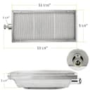 Beurbcikue Keramik Infrarot Seitenbrenner für Napoleon Prestige 500 665 450 LEX 485 Grill Ersatzteile für Napoleon S81005 Sear Burner BBQ Grill Zubehör - 2