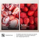 Hisense RB327N4ADD Kühl-Gefrier-Kombination, EEK D, Total NoFrost, wechselbarer Türanschlag, Flaschengitter, 171 Liter Kühlteil, 85 Liter Gefrierteil, Inox Look - 4